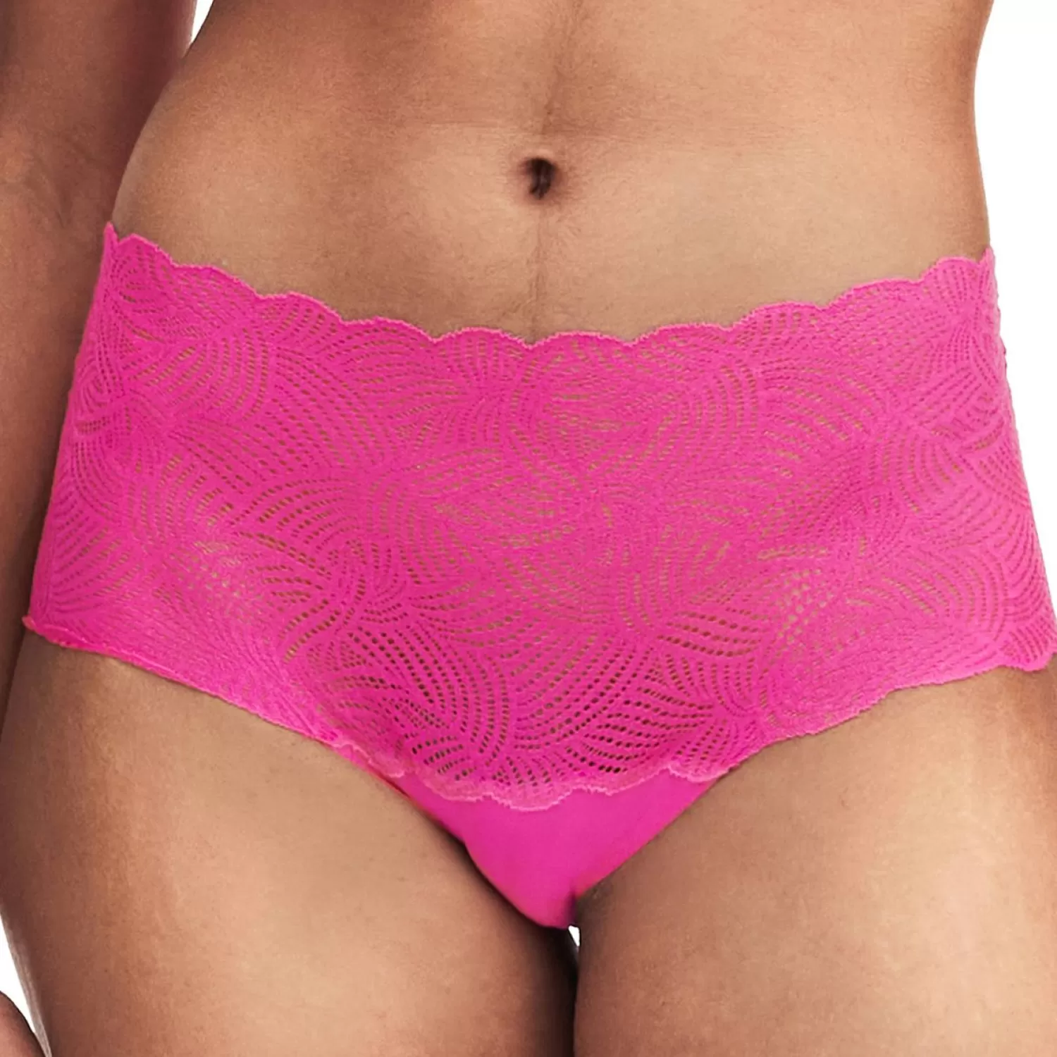 Femme Chantelle Culotte Haute-Culotte Haute Dentelle Invisible