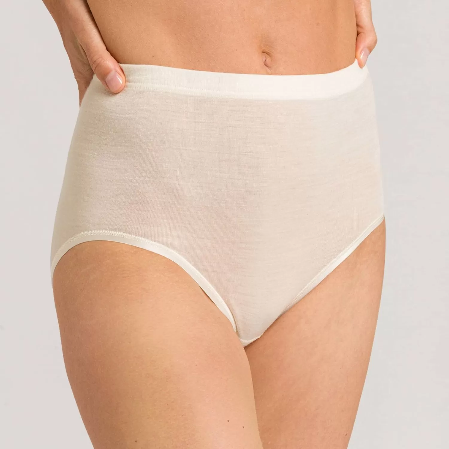 Femme Hanro Culotte Haute-Culotte Haute En Laine Et Soie