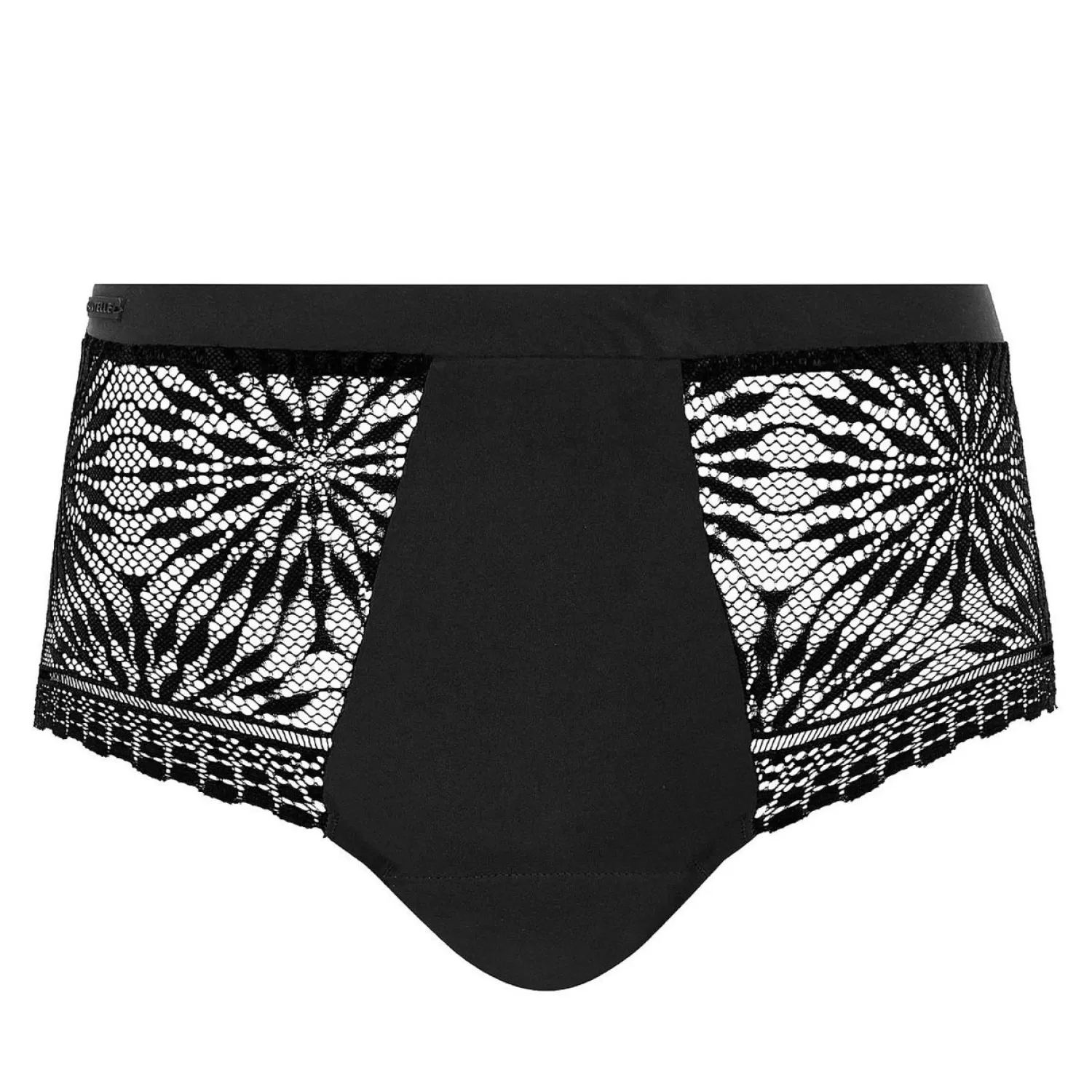 Femme Chantelle Culotte Haute-Culotte Haute Menstruelle Dentelle Graphique