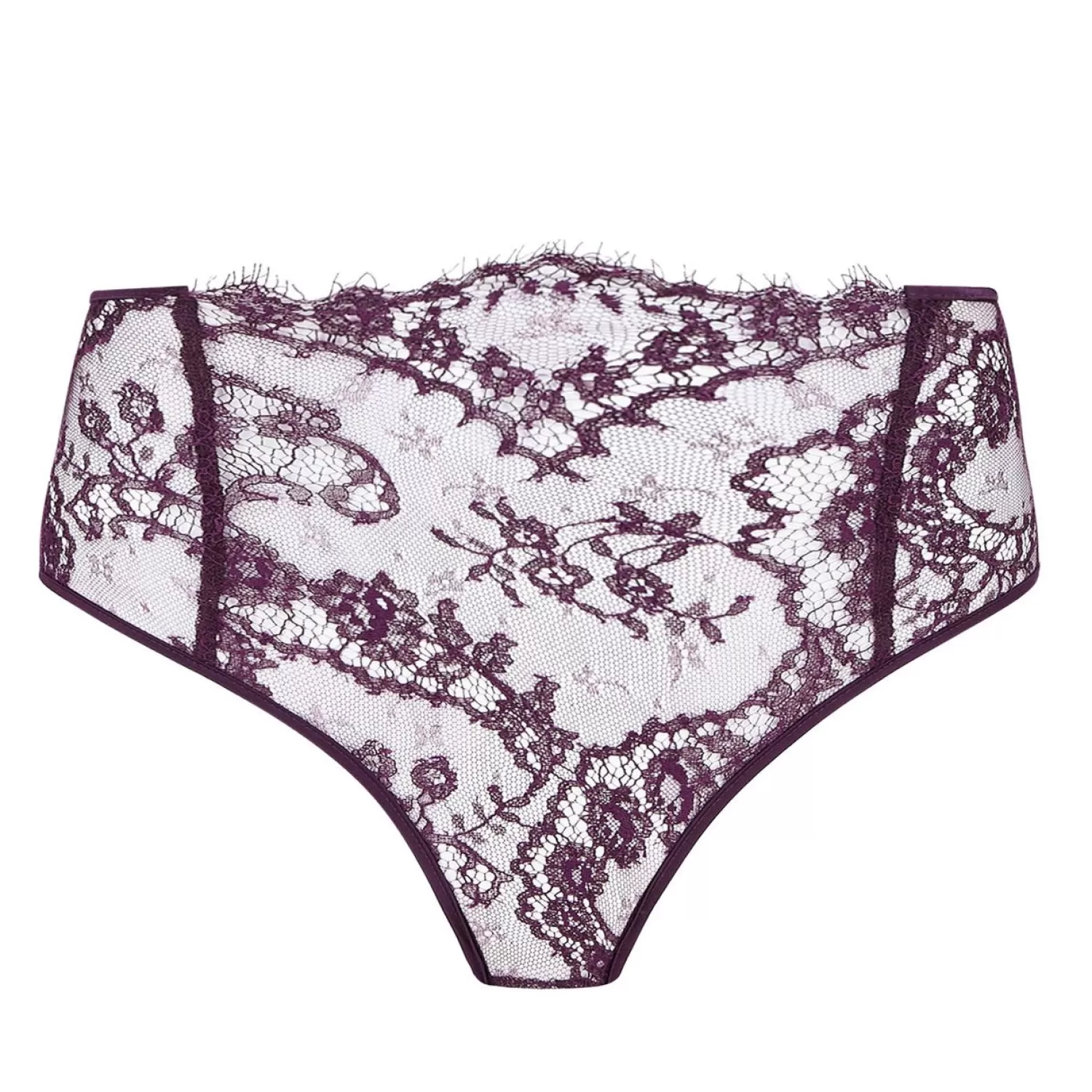 Femme Coco de Mer Culotte Haute-Culotte Haute Ouverte En Dentelle