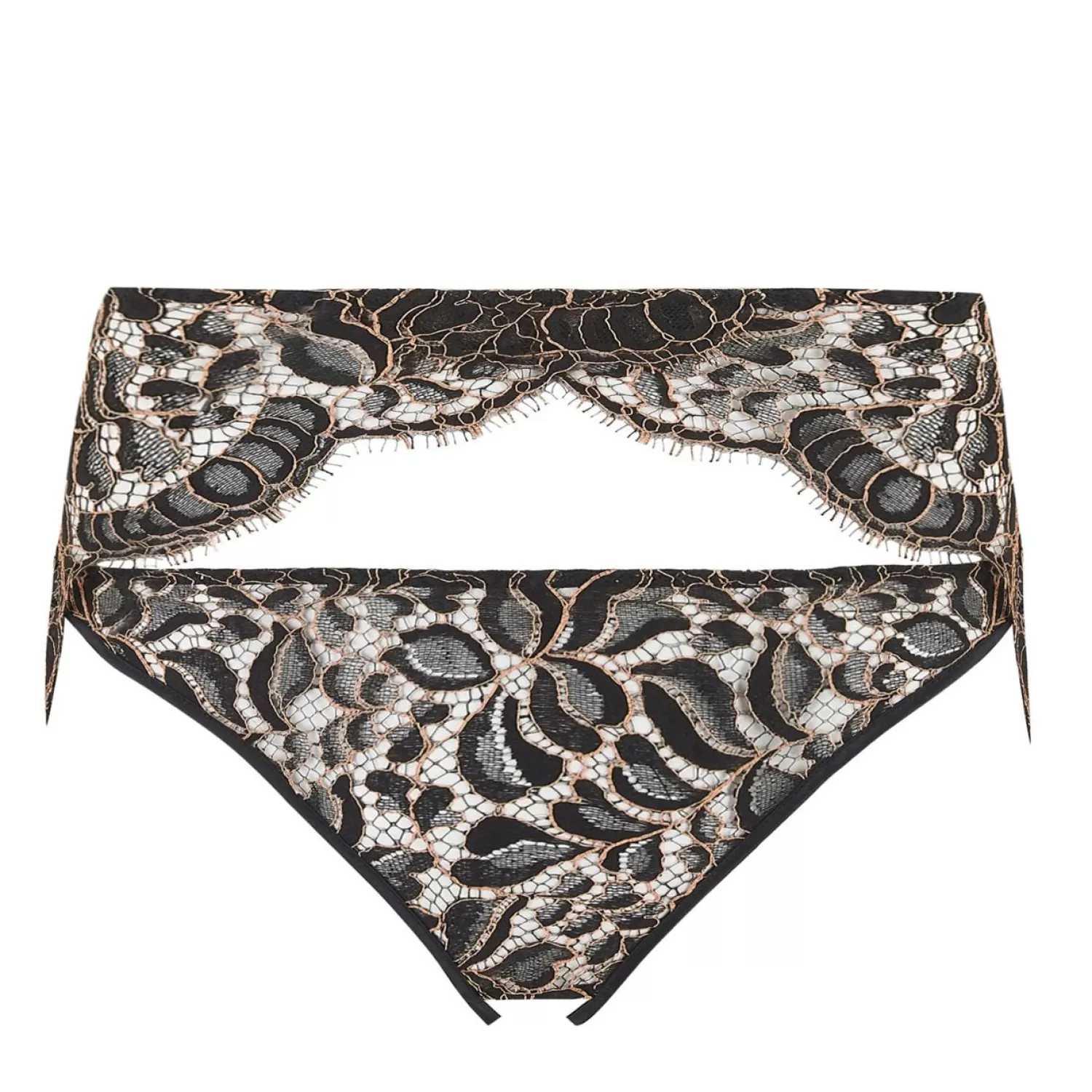 Femme Coco de Mer Culotte Haute-Culotte Haute Ouverte En Dentelle