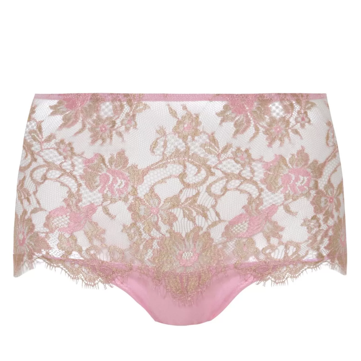 Femme Valery Culotte Haute-Culotte Haute Prestige En Soie Et Dentelle