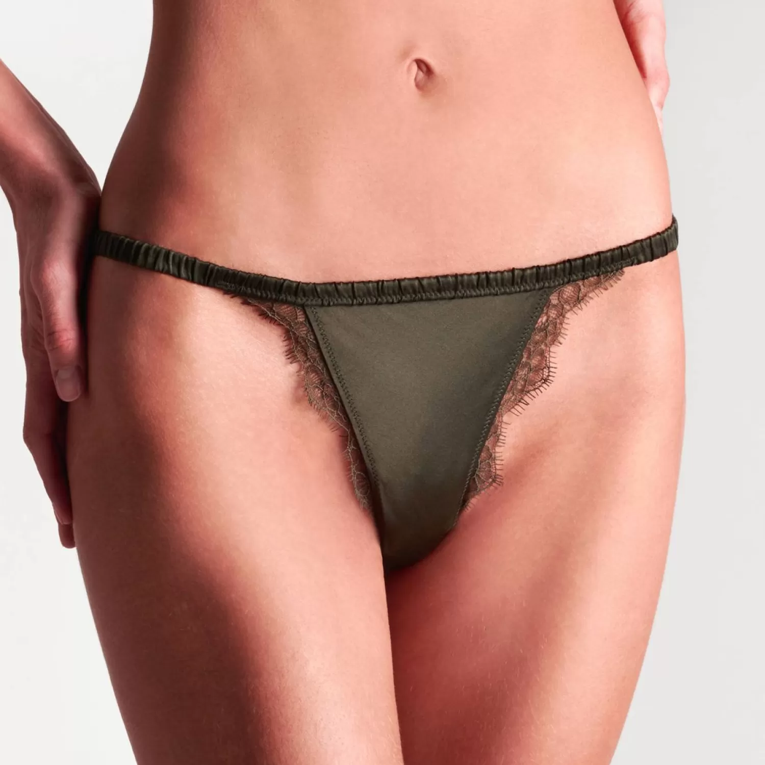 Femme Maison Close String-Mini String En Soie