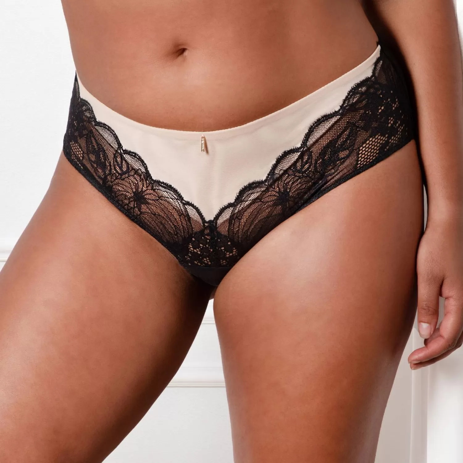 Femme Chantelle Shorty Et Boxer-Shorty En Dentelle