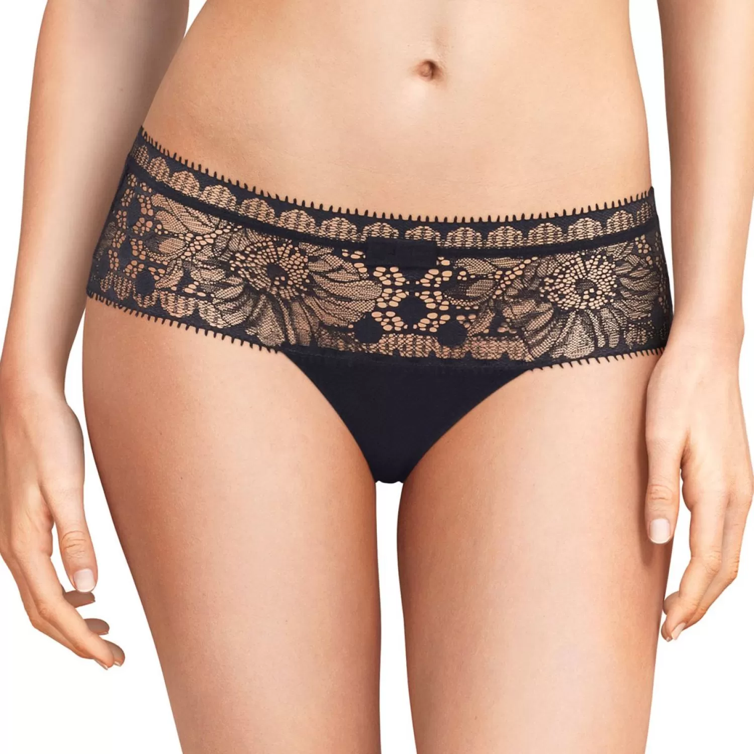 Femme Chantelle Shorty Et Boxer-Shorty En Dentelle