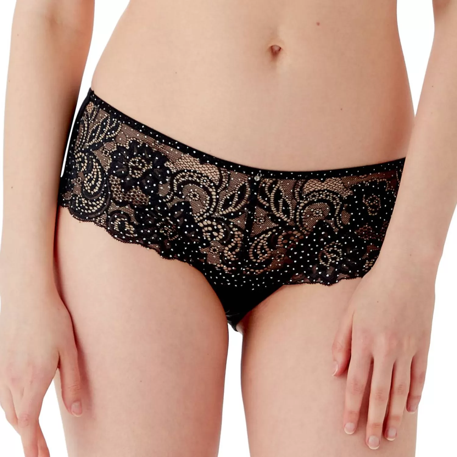 Femme Gossard Shorty Et Boxer-Shorty En Dentelle