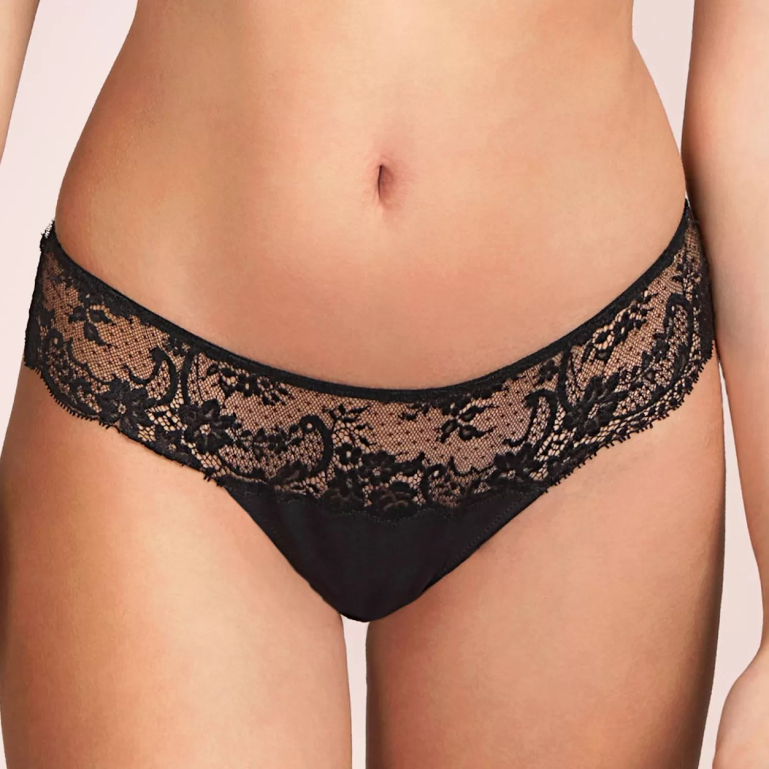 Femme Andres Sarda Shorty Et Boxer-Shorty String En Dentelle