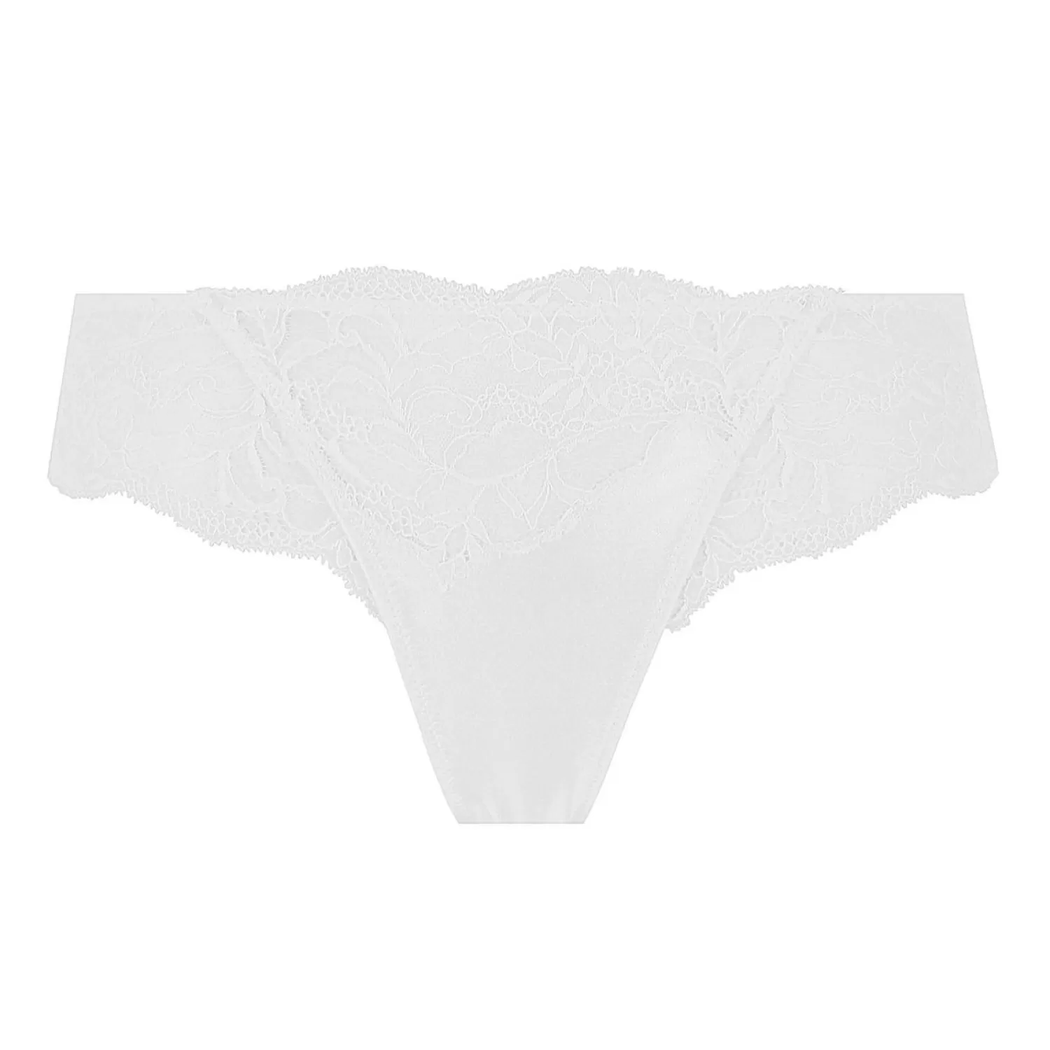 Femme Ritratti Milano Slip-Slip Brésilien En Dentelle Et Soie