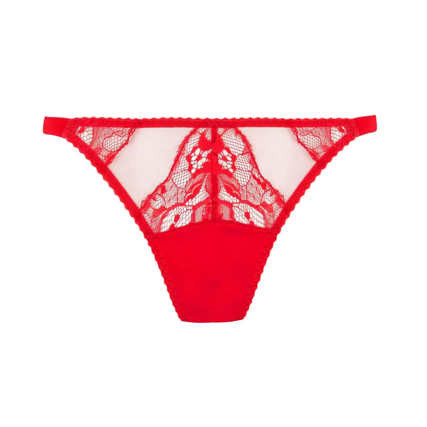 Femme Fleur of England Slip-Slip Ouvert En Soie Et Dentelle