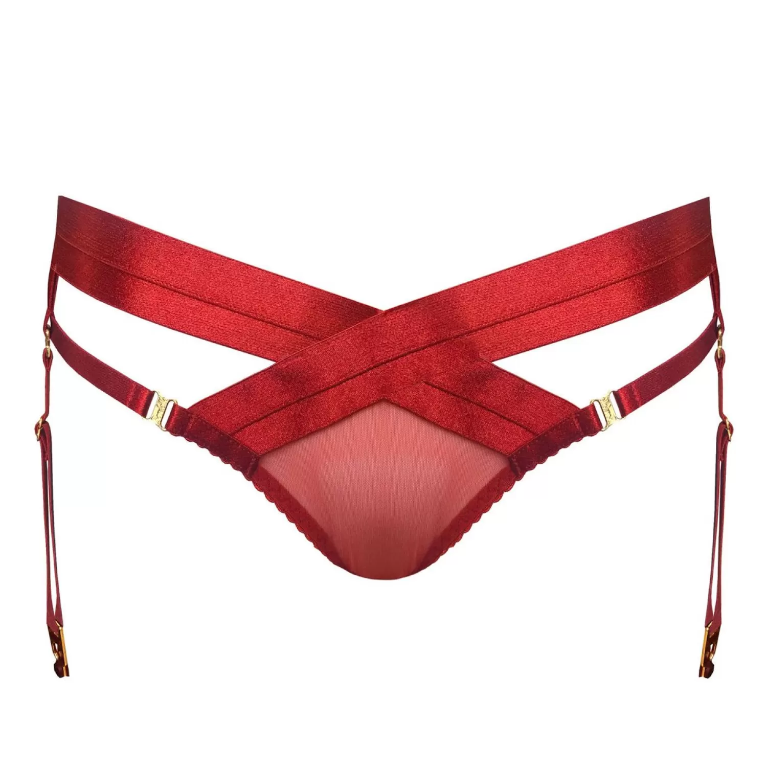 Femme Bordelle Slip-Slip Porte-Jarretelles