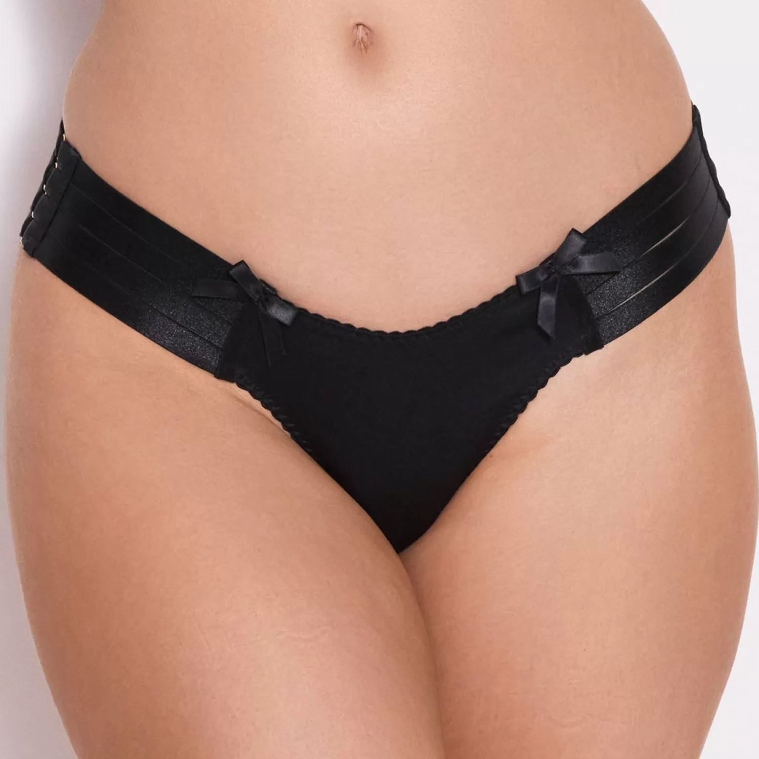 Femme Bordelle String-String Ajustable Webbed