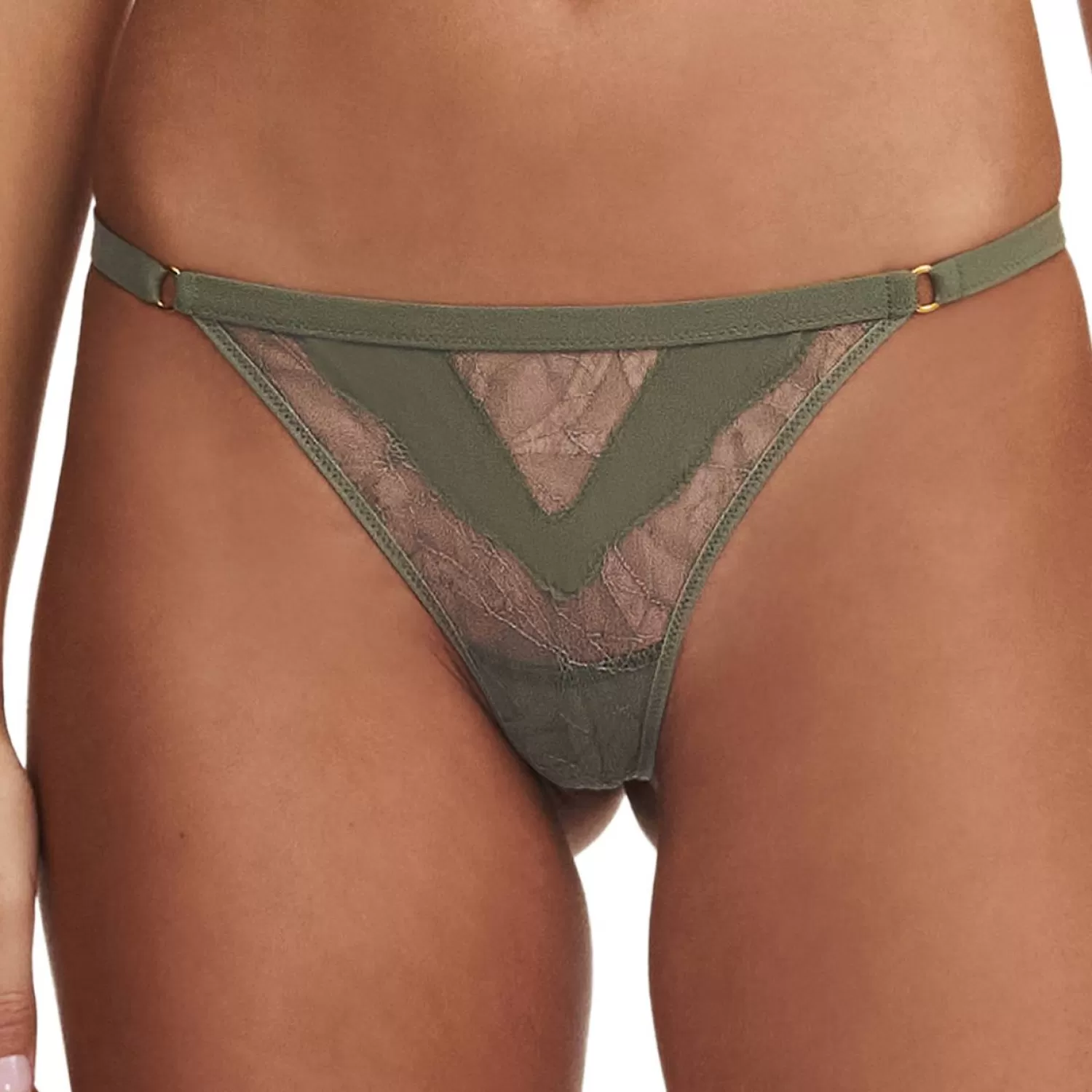 Femme Chantelle X String-String En Dentelle