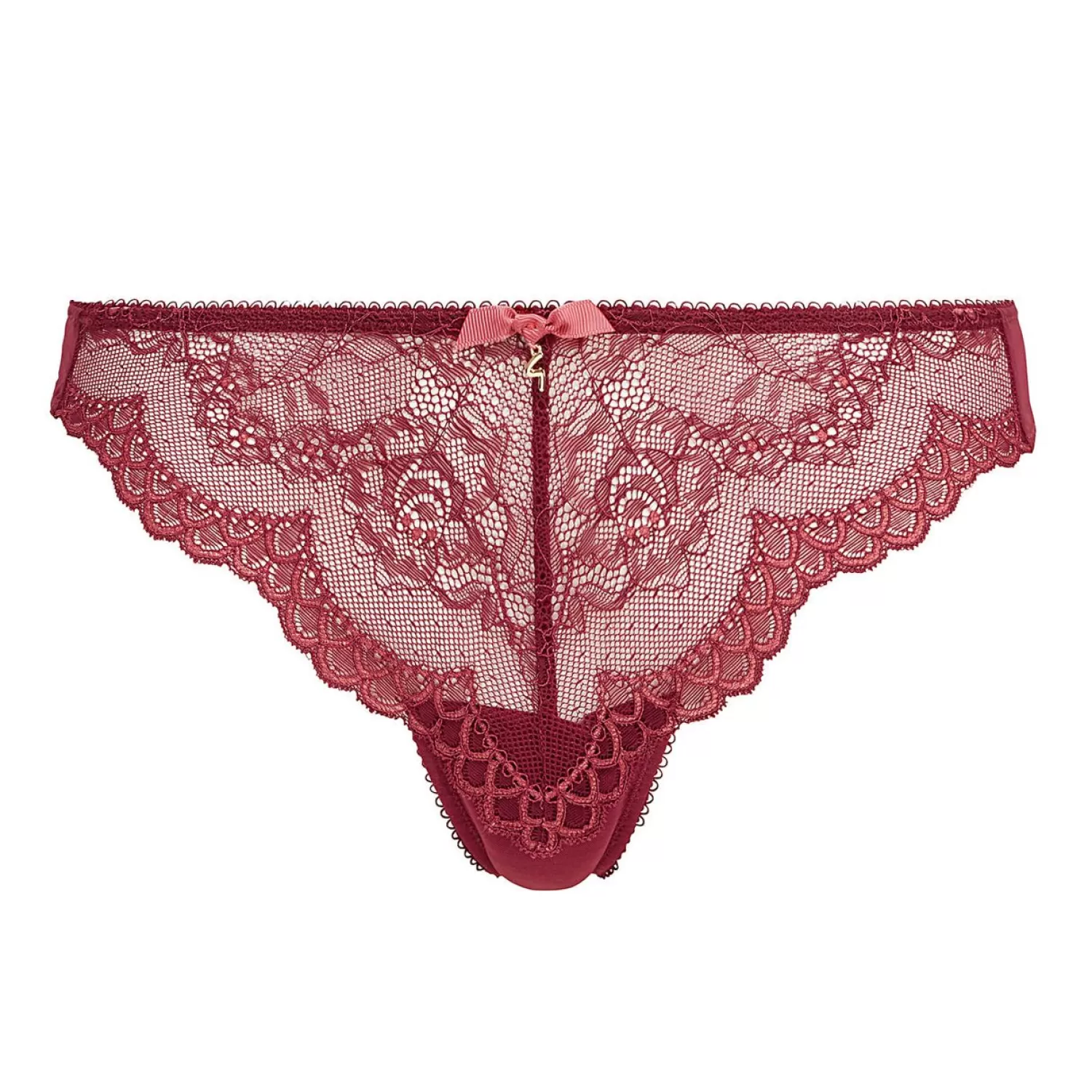 Femme Gossard String-String En Dentelle