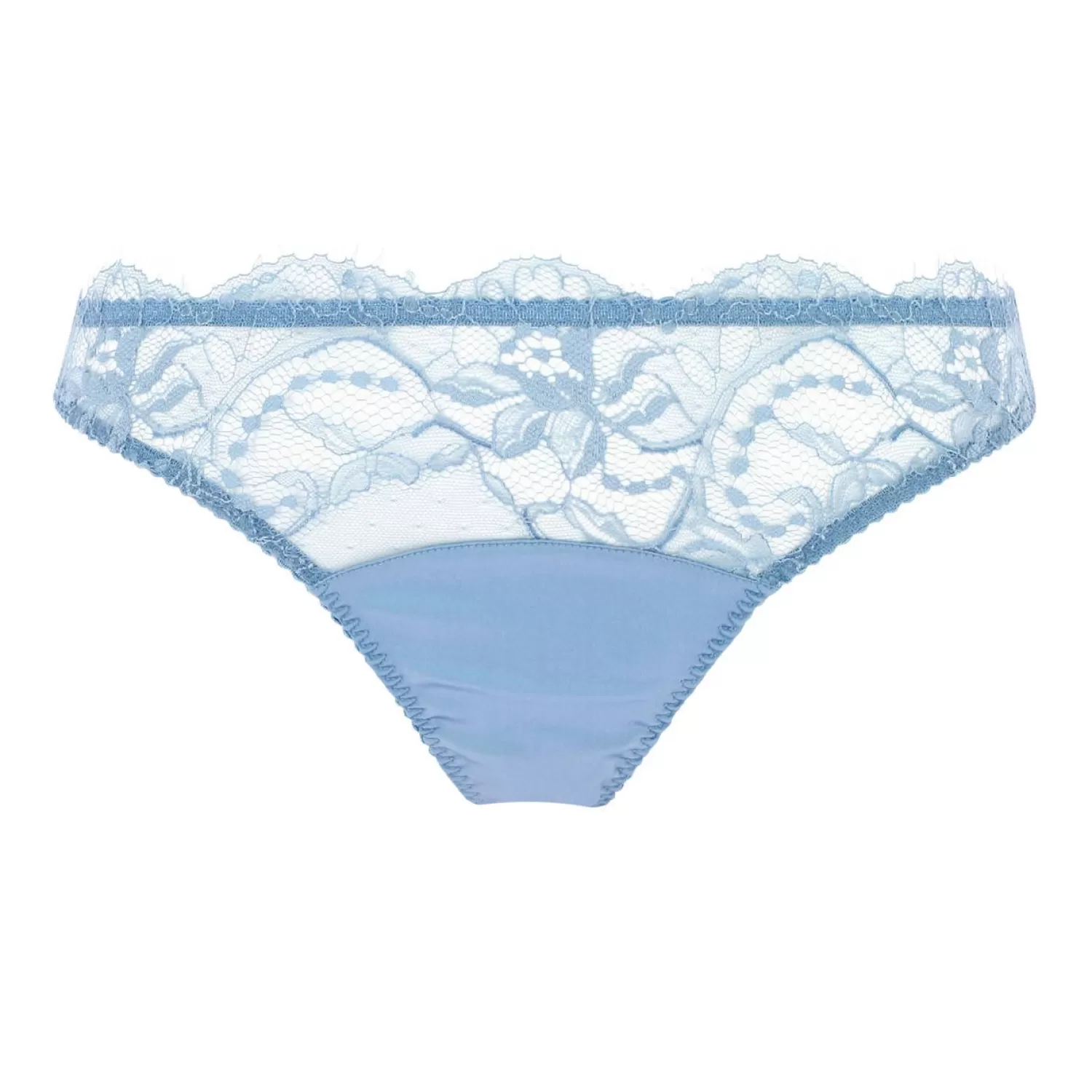 Femme Fleur of England String-String En Dentelle Et Soie