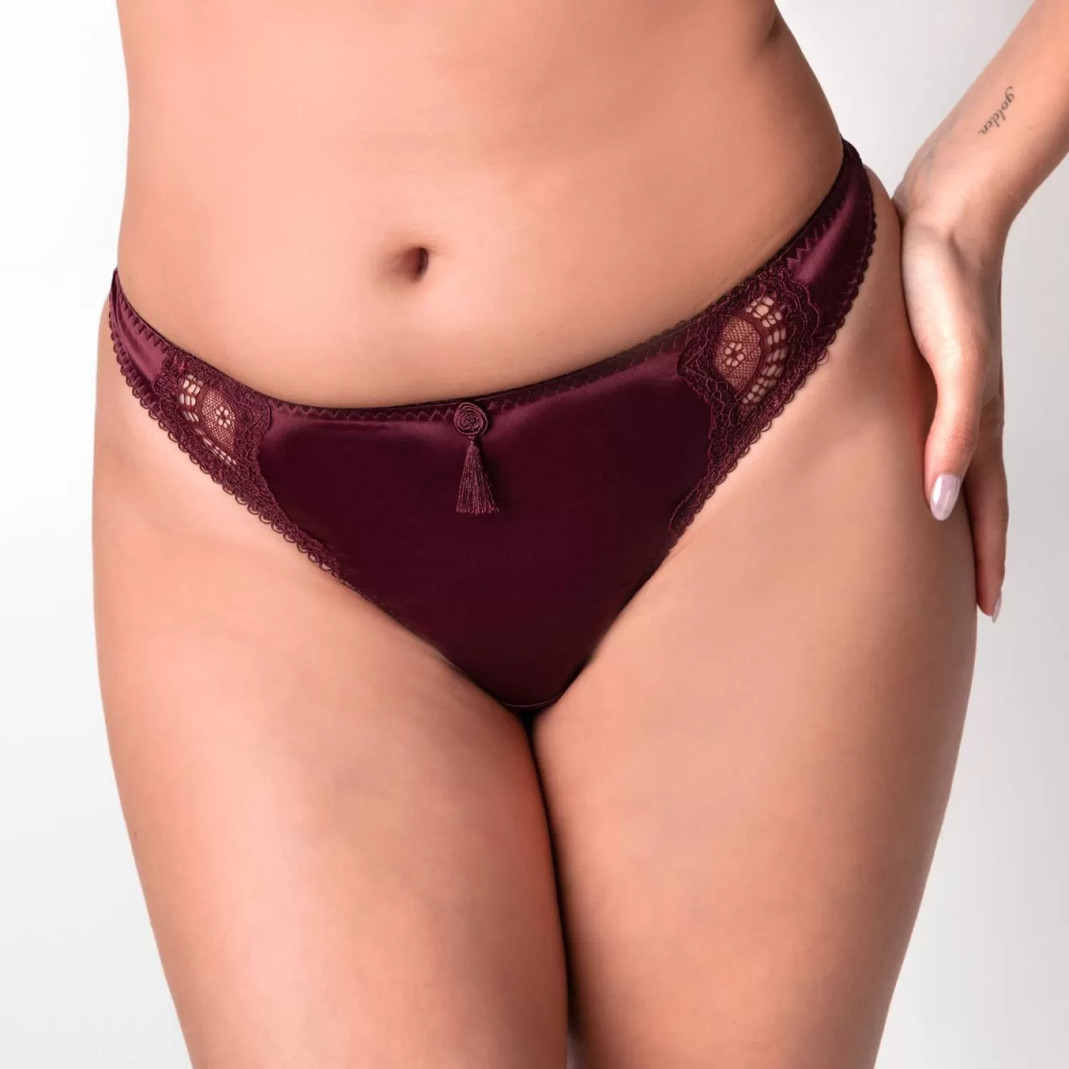 Femme Dita Von Teese String-String En Satin