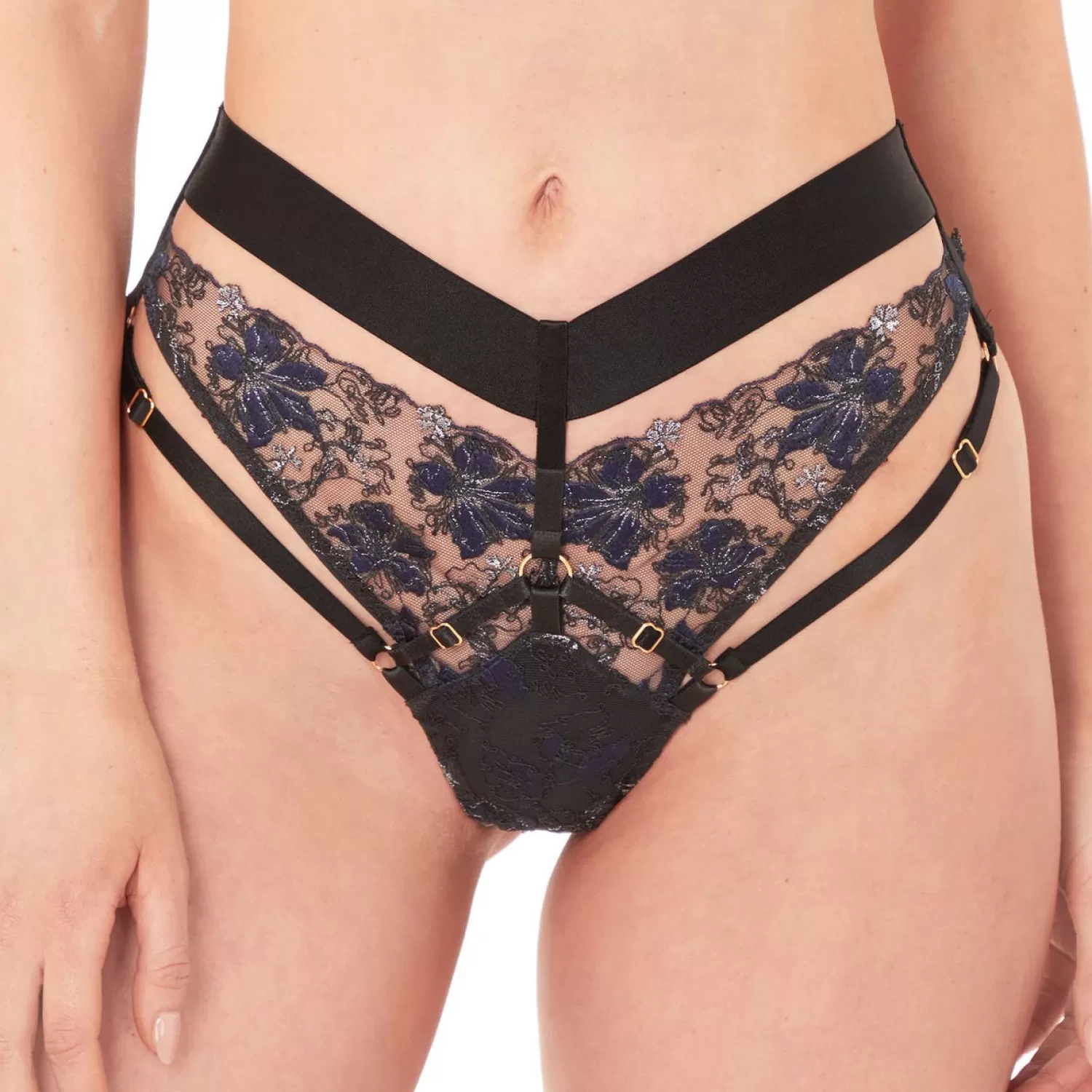 Femme Bordelle String-String Taille Haute